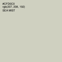 #CFD0C0 - Sea Mist Color Image